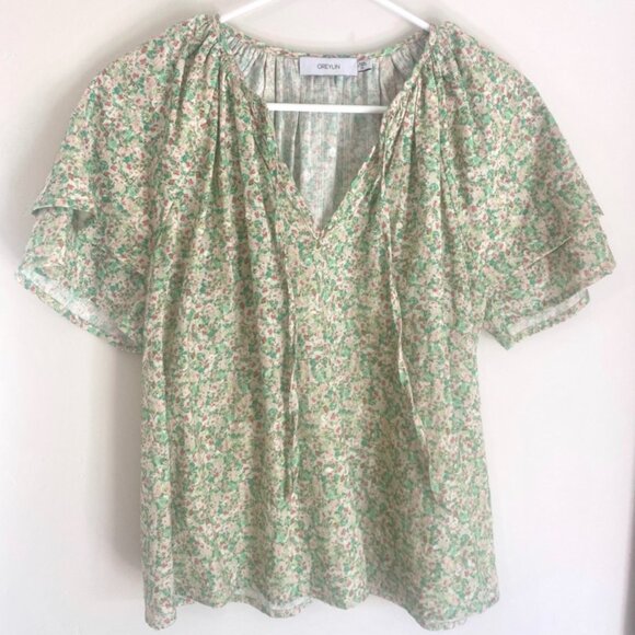 Greylin Floral Top - Picture 1 of 3